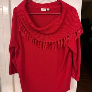 Swoop Neck Sweater